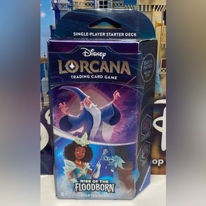 Disney Lorcana Chapter 2 Rise of the Floodborn Starter Deck NEW SEALED Merlin